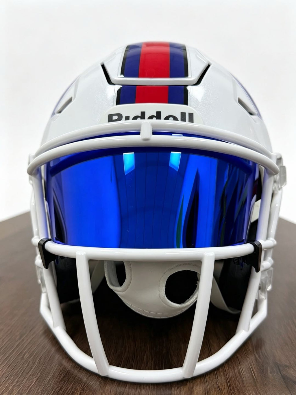 Riddell MIDI Mid-Size SpeedFlex Acrylic Chrome Mirror Visor + Clips