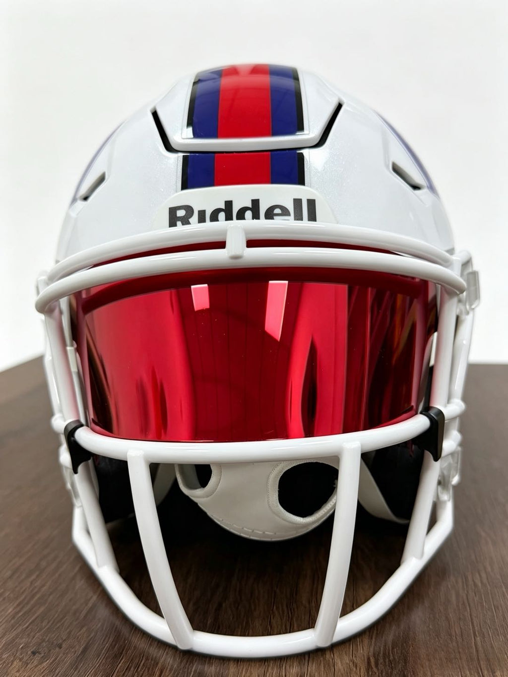 Riddell MIDI Mid-Size SpeedFlex Acrylic Chrome Mirror Visor + Clips