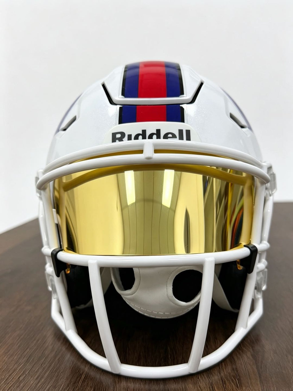 Riddell MIDI Mid-Size SpeedFlex Acrylic Chrome Mirror Visor + Clips