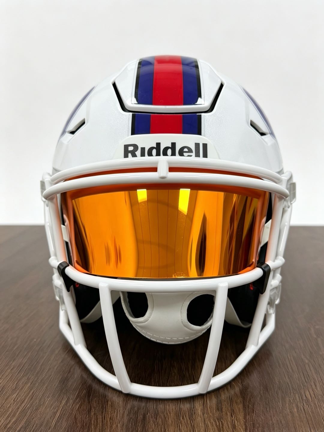 Riddell MIDI Mid-Size SpeedFlex Acrylic Chrome Mirror Visor + Clips