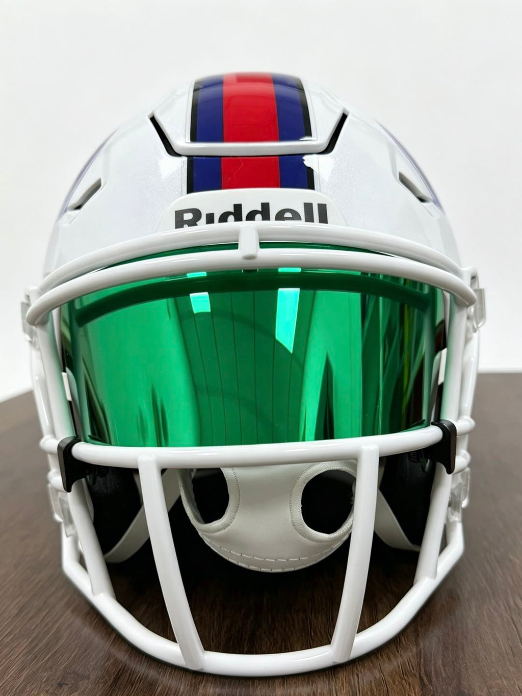 Riddell MIDI Mid-Size SpeedFlex Acrylic Chrome Mirror Visor + Clips