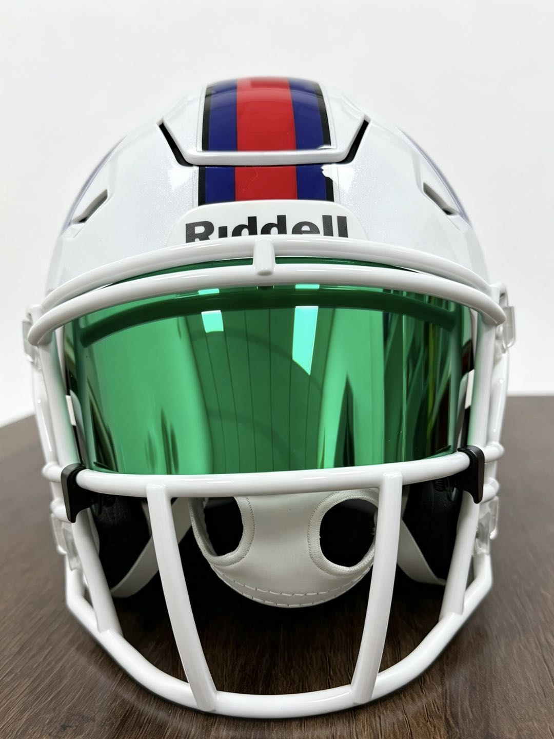 Riddell MIDI Mid-Size SpeedFlex Acrylic Chrome Mirror Visor + Clips
