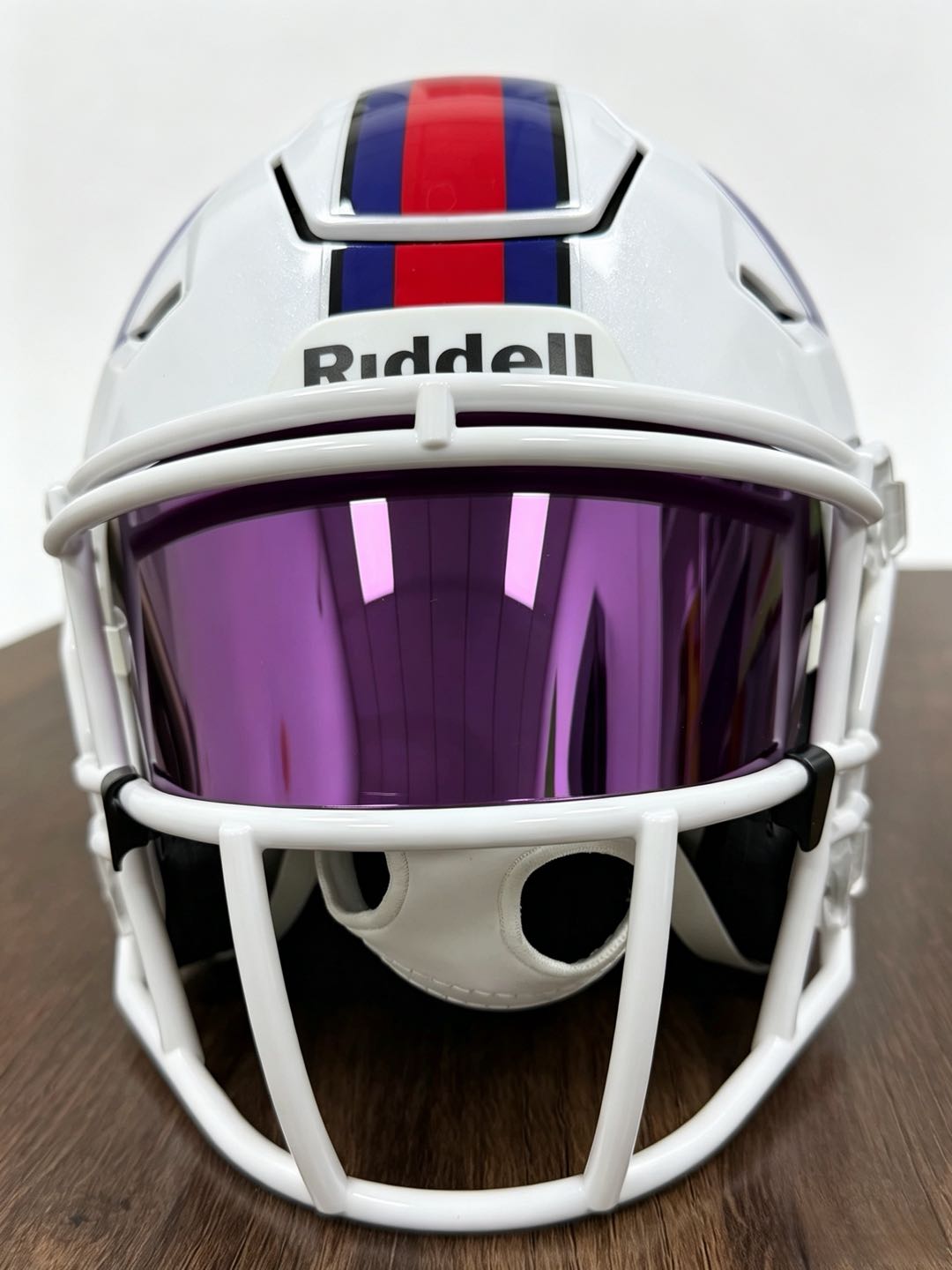 Riddell MIDI Mid-Size SpeedFlex Acrylic Chrome Mirror Visor + Clips