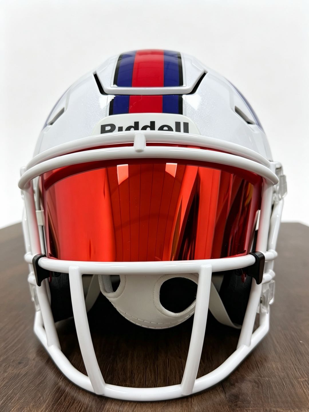 Riddell MIDI Mid-Size SpeedFlex Acrylic Chrome Mirror Visor + Clips