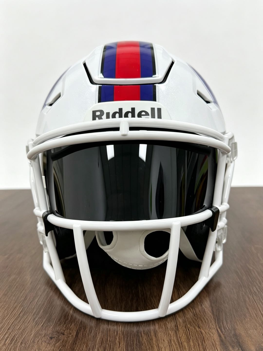 Riddell MIDI Mid-Size SpeedFlex Acrylic Chrome Mirror Visor + Clips