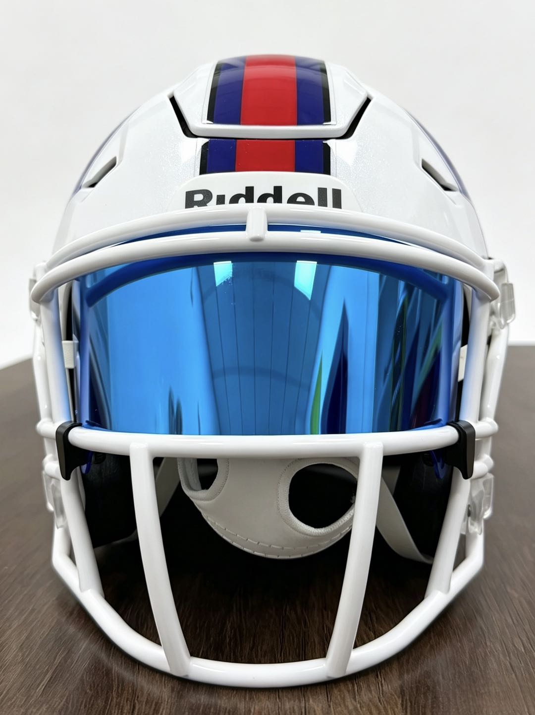Riddell MIDI Mid-Size SpeedFlex Acrylic Chrome Mirror Visor + Clips