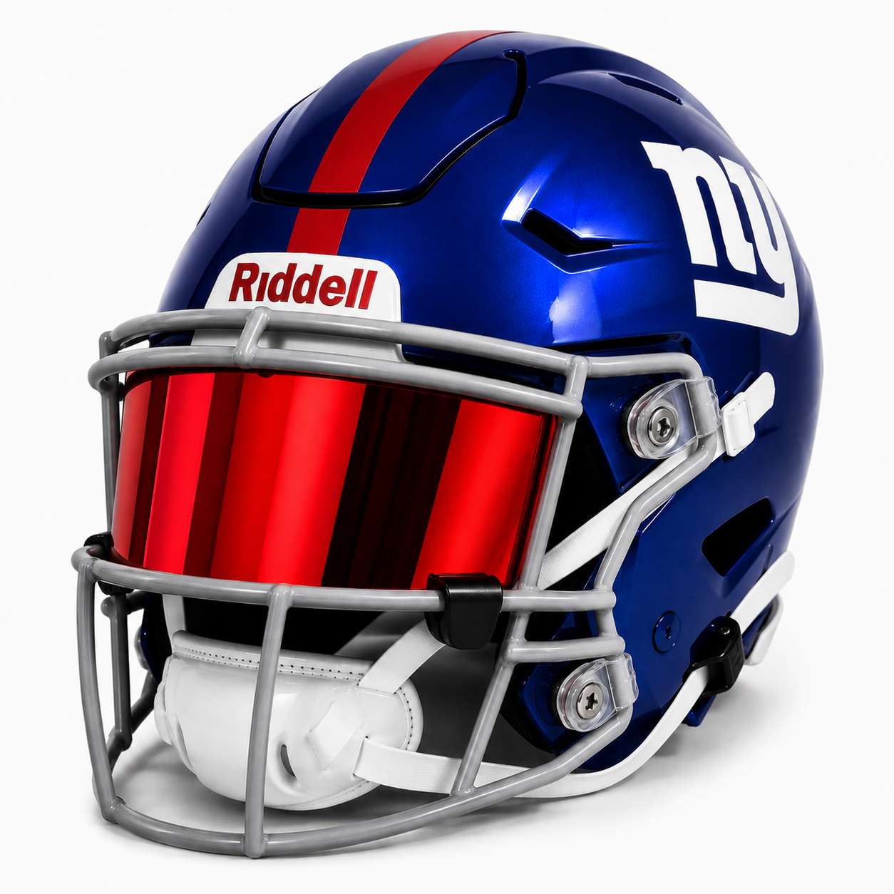 Riddell MIDI Mid-Size SpeedFlex Acrylic Chrome Mirror Visor + Clips