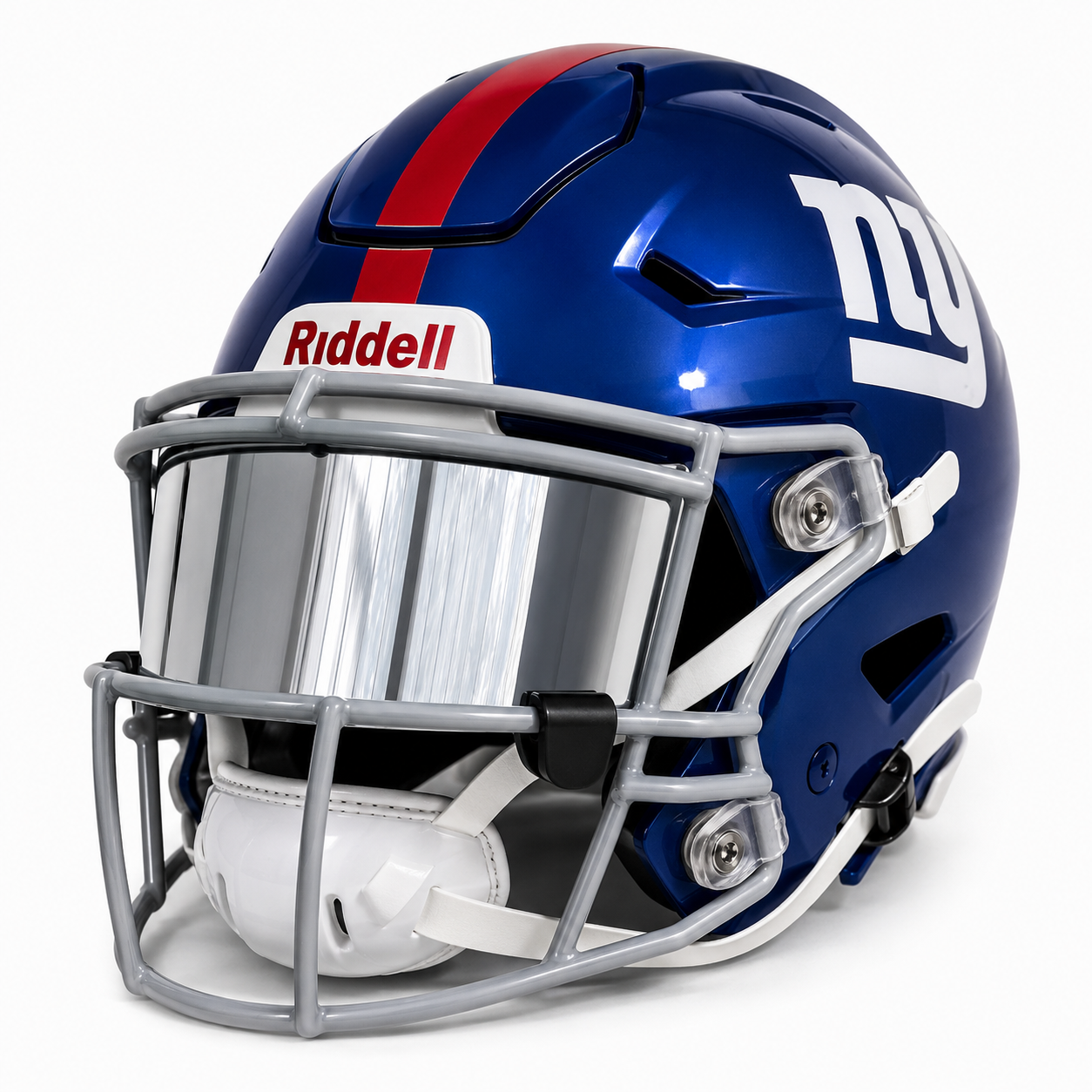 Riddell MIDI Mid-Size SpeedFlex Acrylic Chrome Mirror Visor + Clips