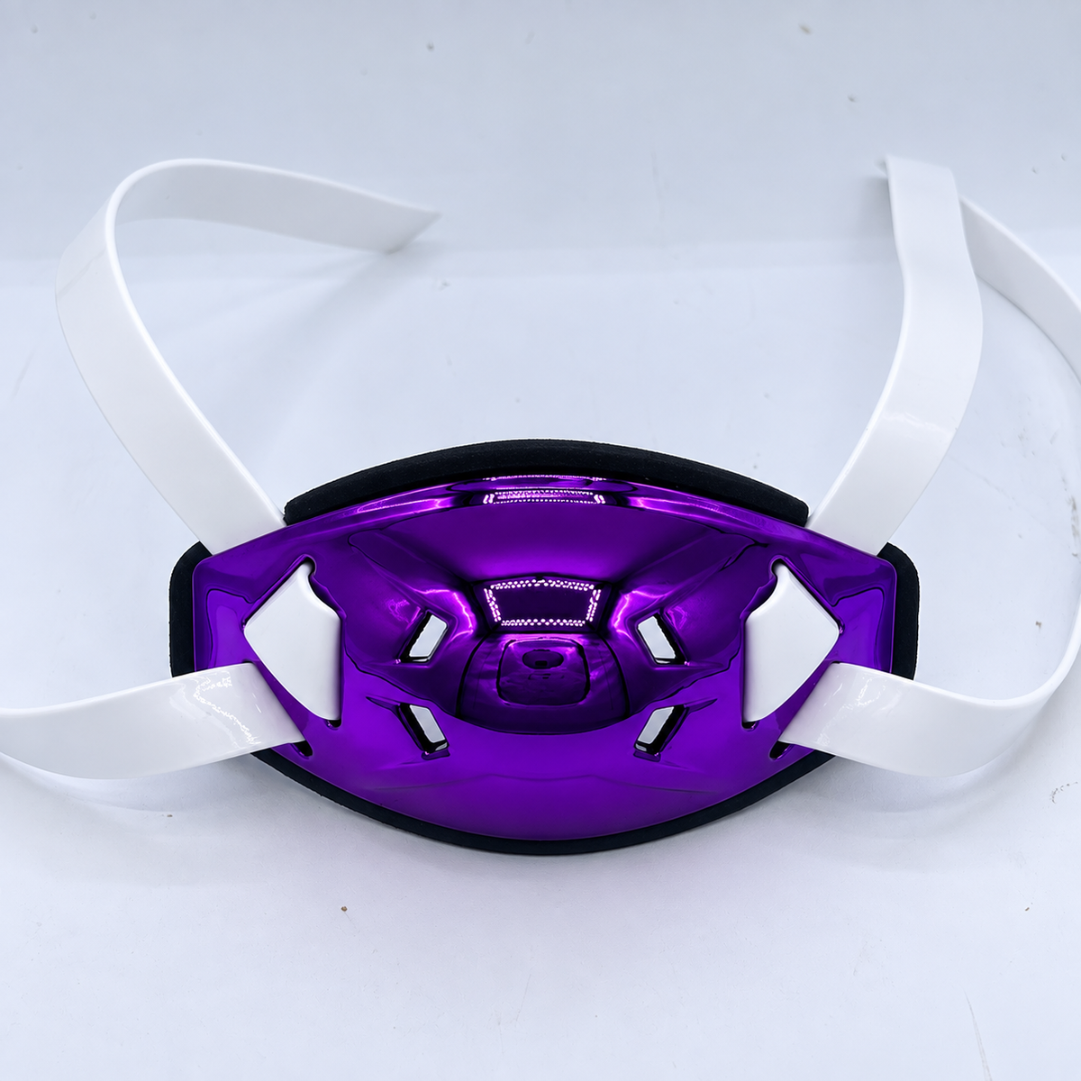 Chrome Hard Cup Football Chin Strap – 4-Point Low Mount – Adult M/L