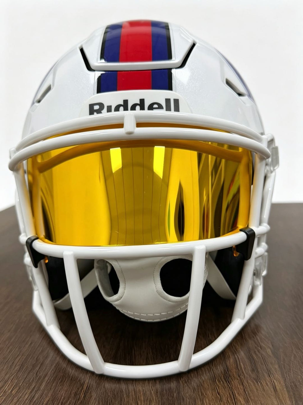 Riddell MIDI Mid-Size SpeedFlex Acrylic Chrome Mirror Visor + Clips