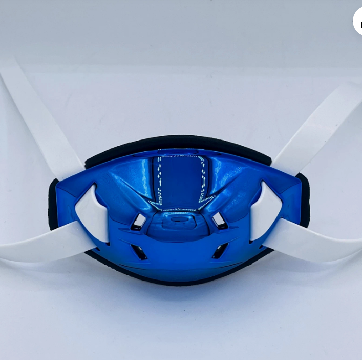 Chrome Hard Cup Football Chin Strap – 4-Point Low Mount – Adult M/L