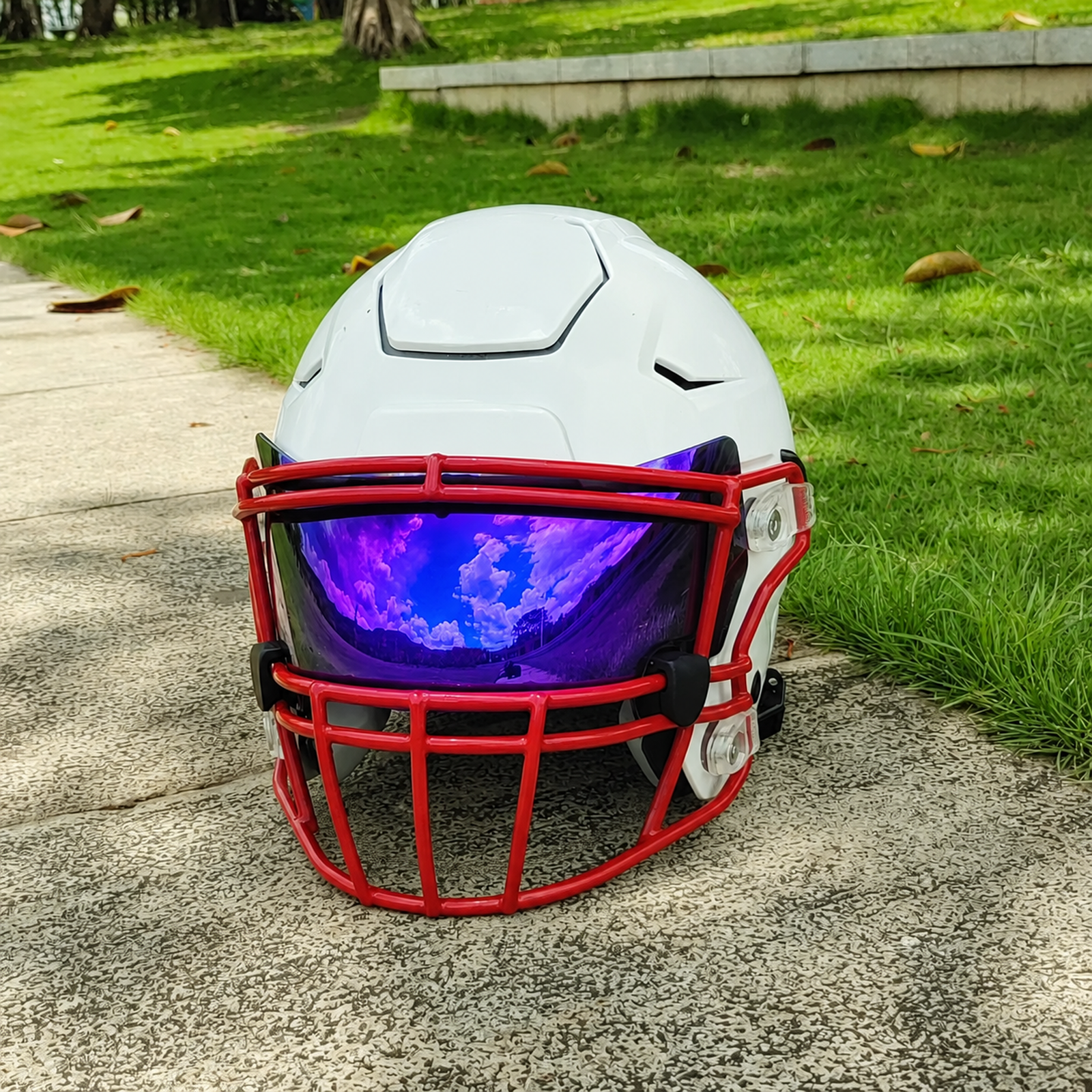 MaxShield Football Helmet Visor + Quick Clips