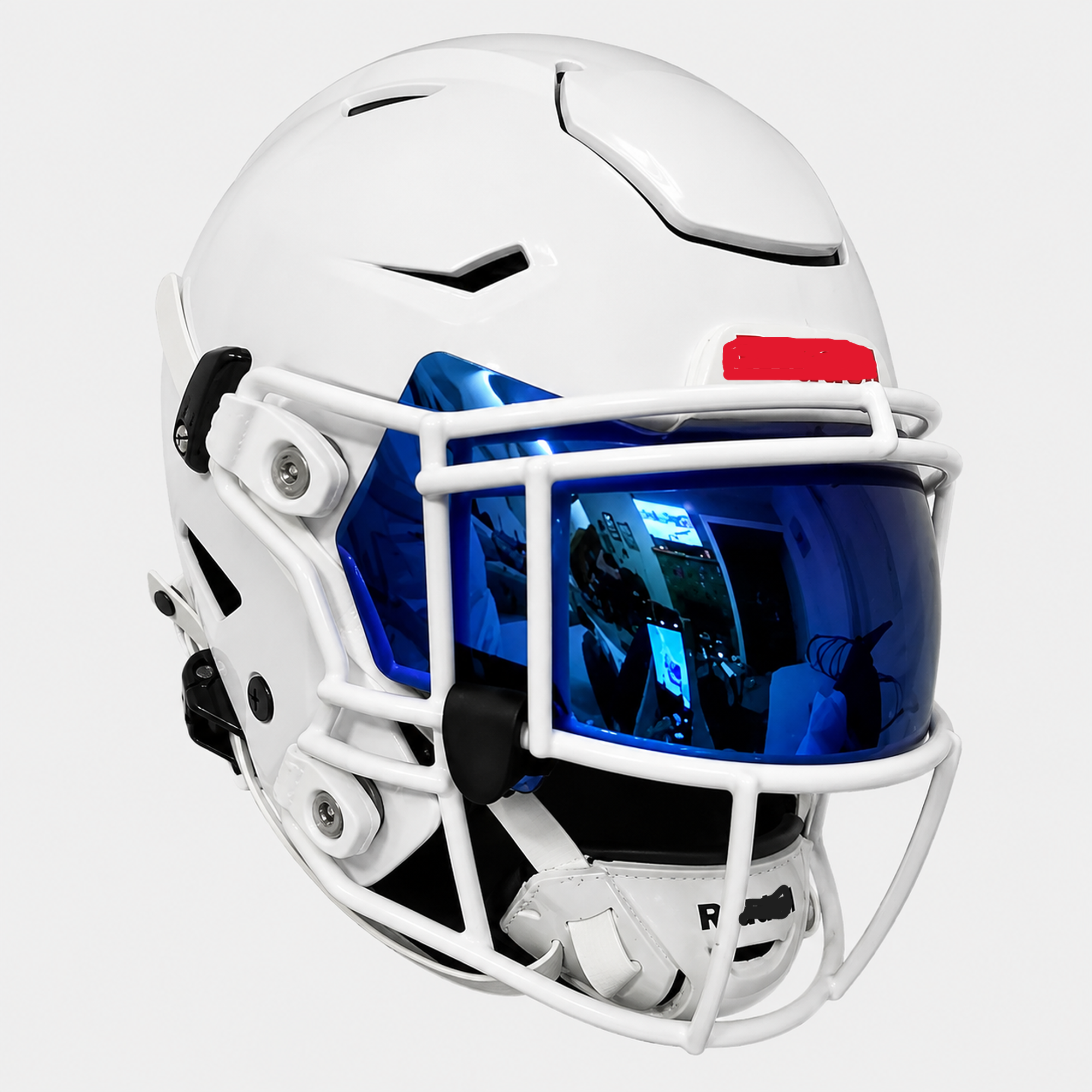 MaxShield Football Helmet Visor + Quick Clips