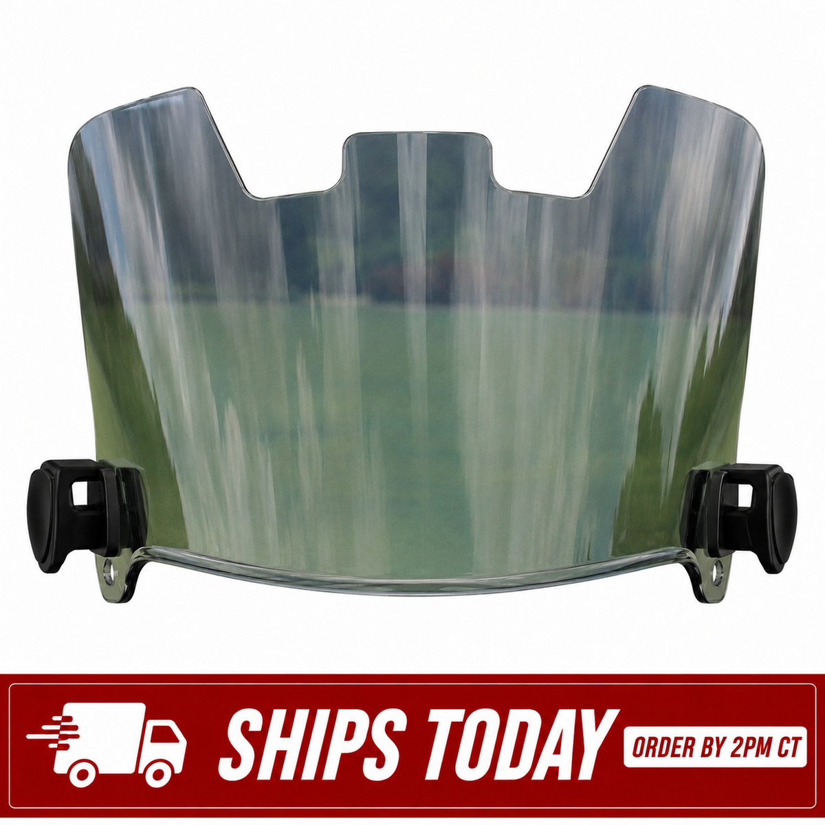 Football Helmet Visor + Quick Clips | Riddell SpeedFlex, Speed, Replica & Schutt F7