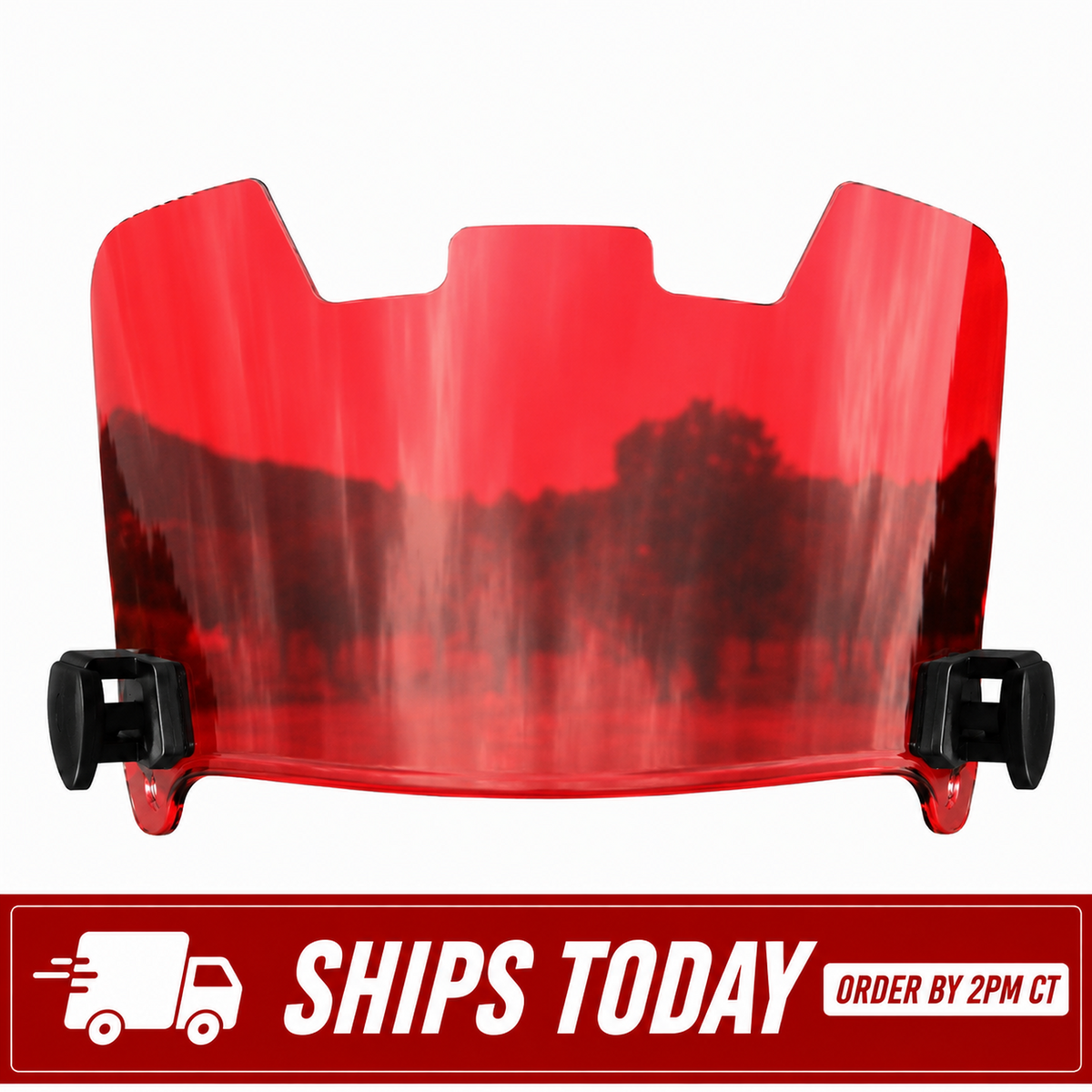 Football Helmet Visor + Quick Clips | Riddell SpeedFlex, Speed, Replica & Schutt F7