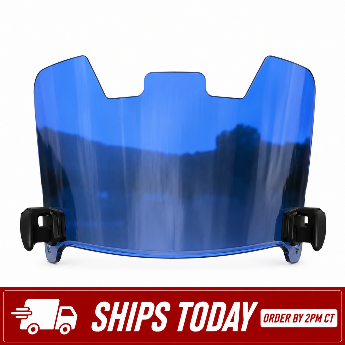 Football Helmet Visor + Quick Clips | Riddell SpeedFlex, Speed, Replica & Schutt F7
