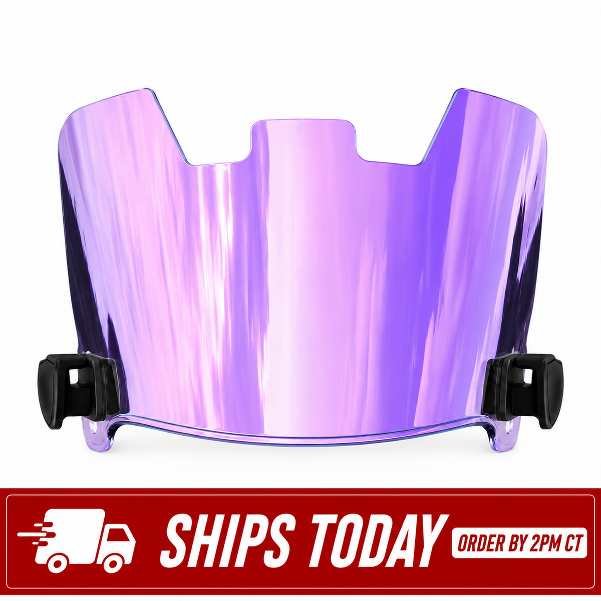 Football Helmet Visor + Quick Clips | Riddell SpeedFlex, Speed, Replica & Schutt F7