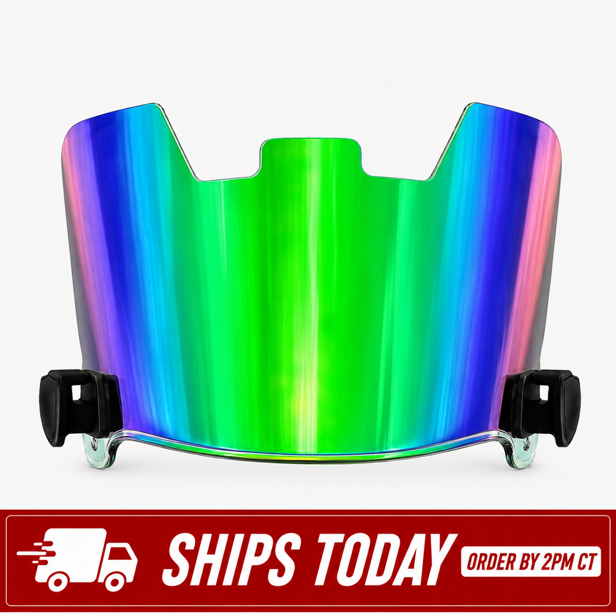 Football Helmet Visor + Quick Clips | Riddell SpeedFlex, Speed, Replica & Schutt F7