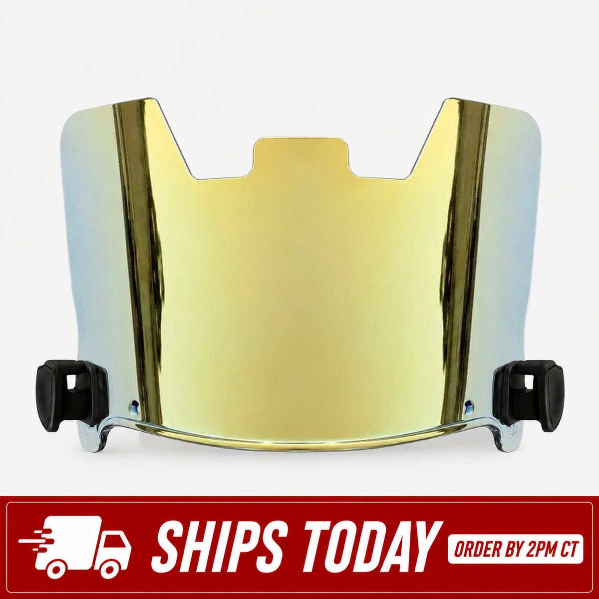 Football Helmet Visor + Quick Clips | Riddell SpeedFlex, Speed, Replica & Schutt F7