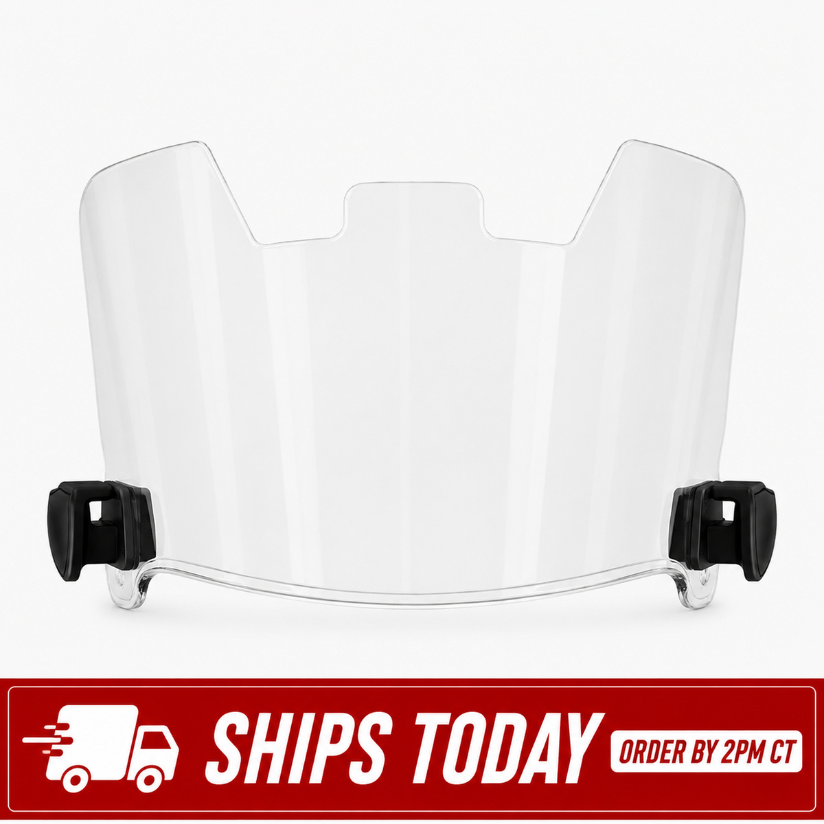 Football Helmet Visor + Quick Clips | Riddell SpeedFlex, Speed, Replica & Schutt F7