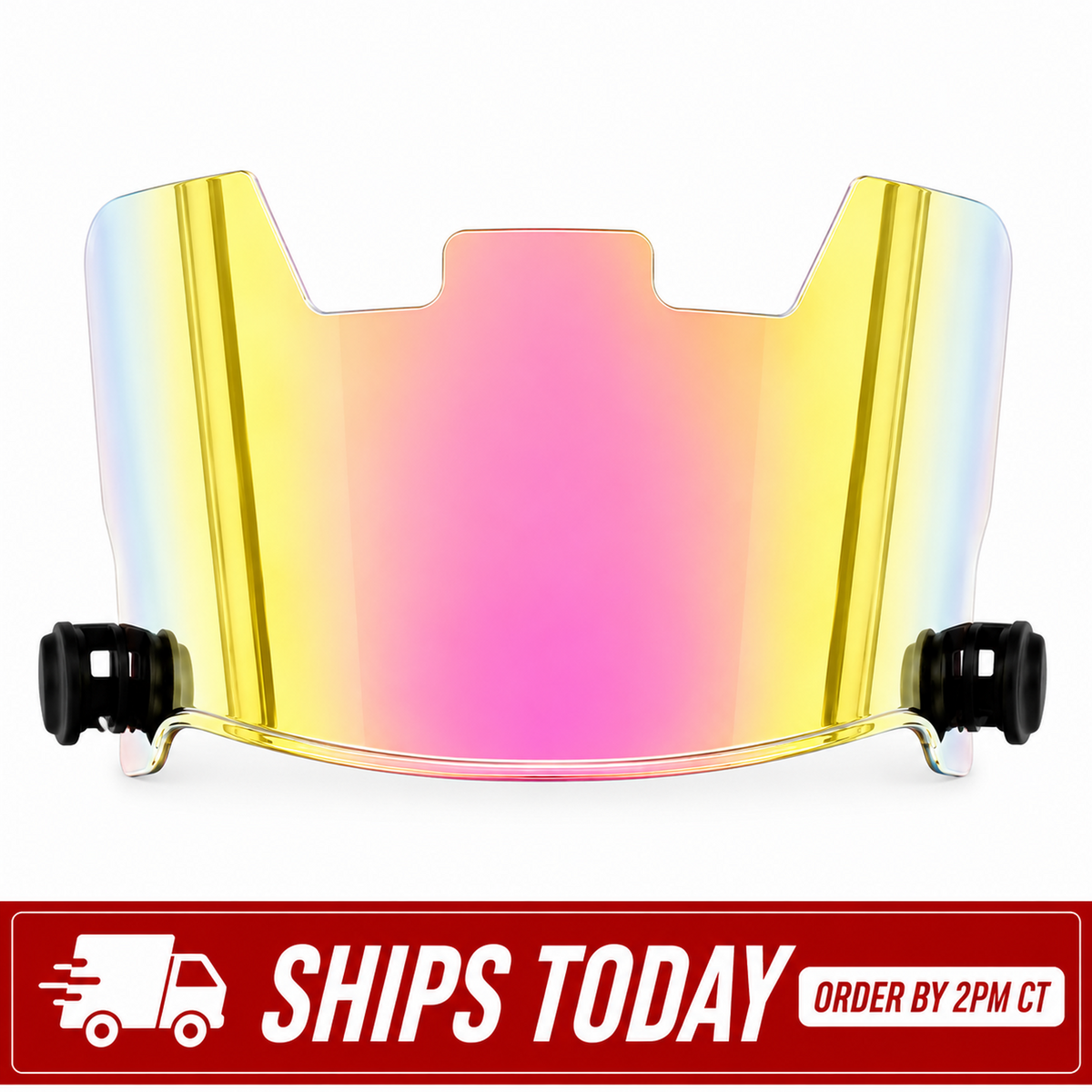 Football Helmet Visor + Quick Clips | Riddell SpeedFlex, Speed, Replica & Schutt F7