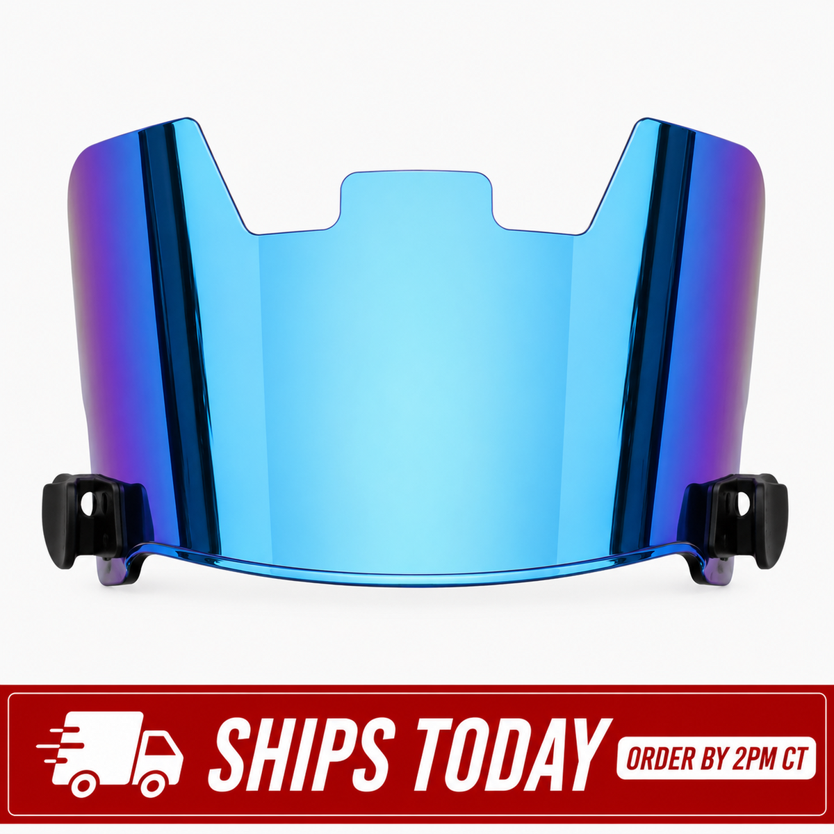 Football Helmet Visor + Quick Clips | Riddell SpeedFlex, Speed, Replica & Schutt F7