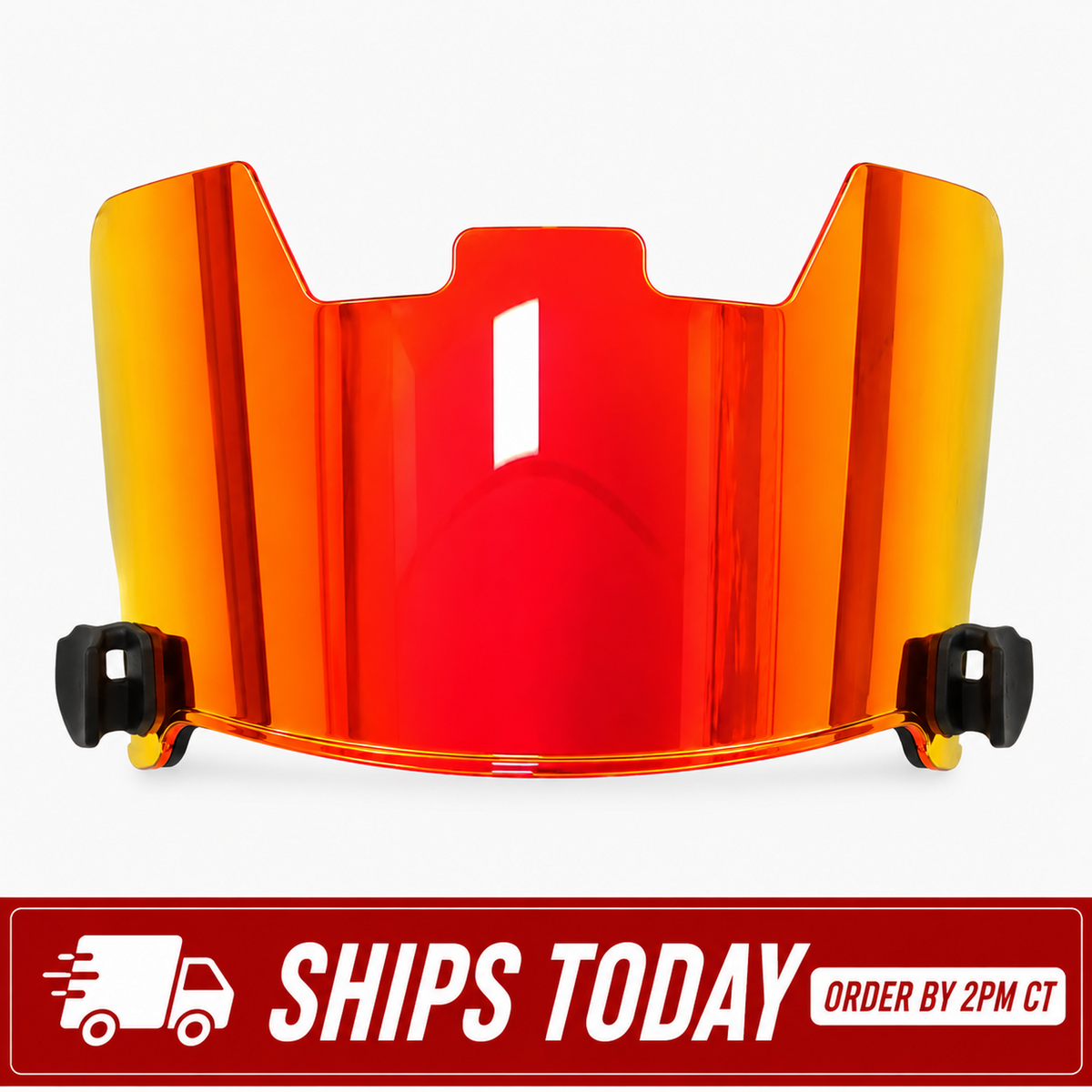 Football Helmet Visor + Quick Clips | Riddell SpeedFlex, Speed, Replica & Schutt F7