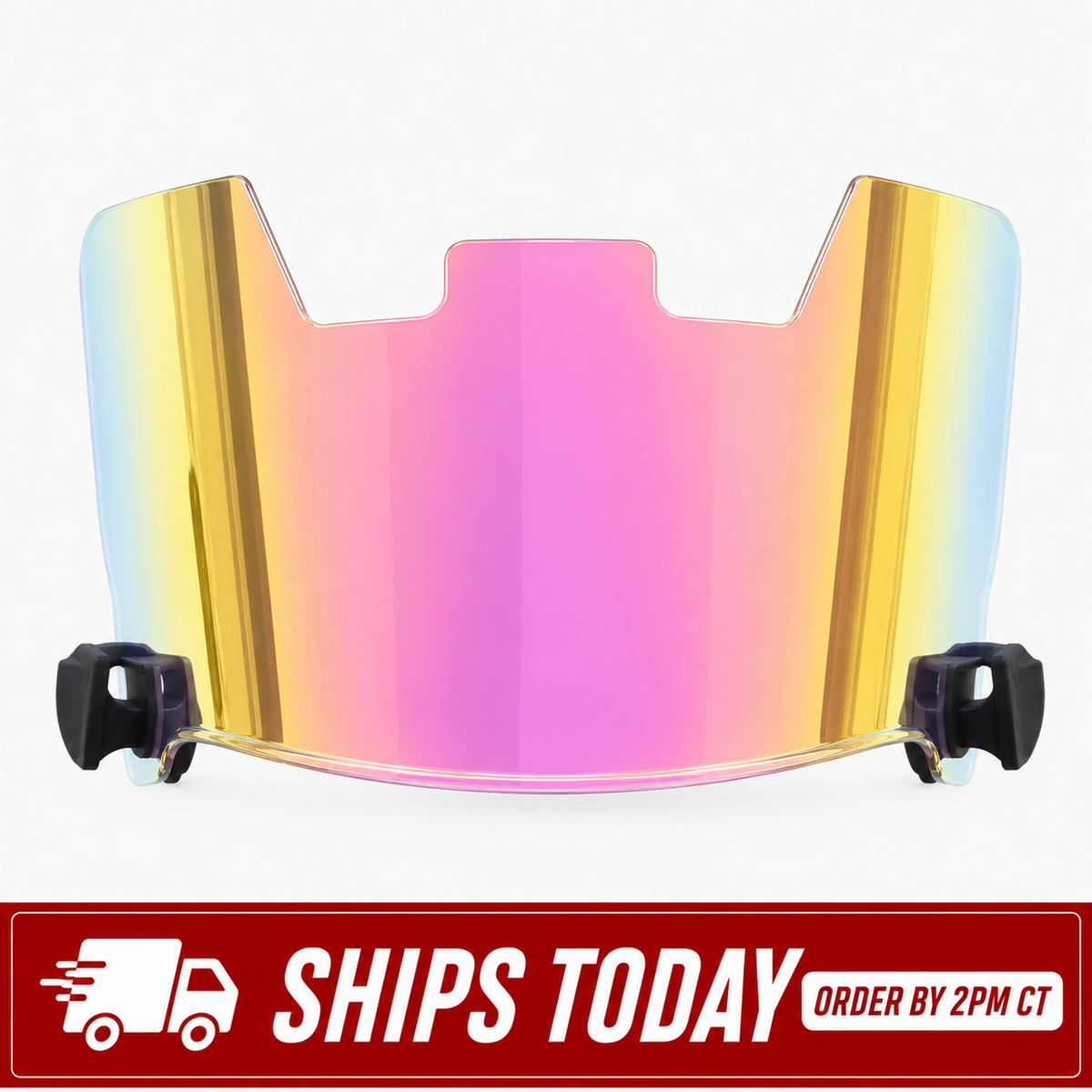 Football Helmet Visor + Quick Clips | Riddell SpeedFlex, Speed, Replica & Schutt F7