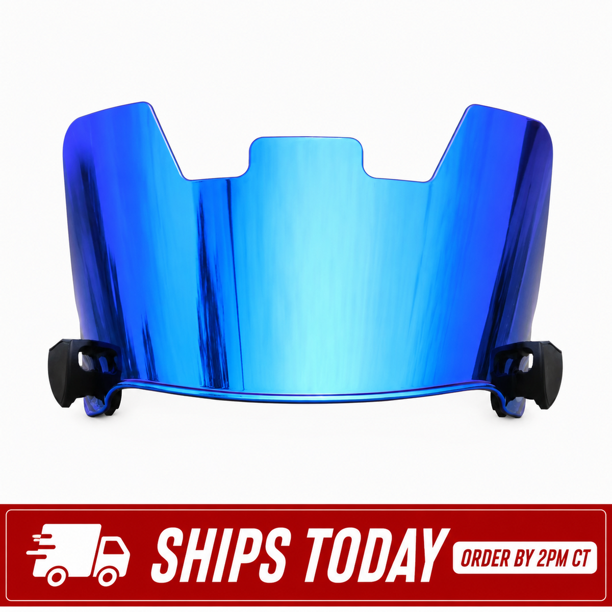 Football Helmet Visor + Quick Clips | Riddell SpeedFlex, Speed, Replica & Schutt F7