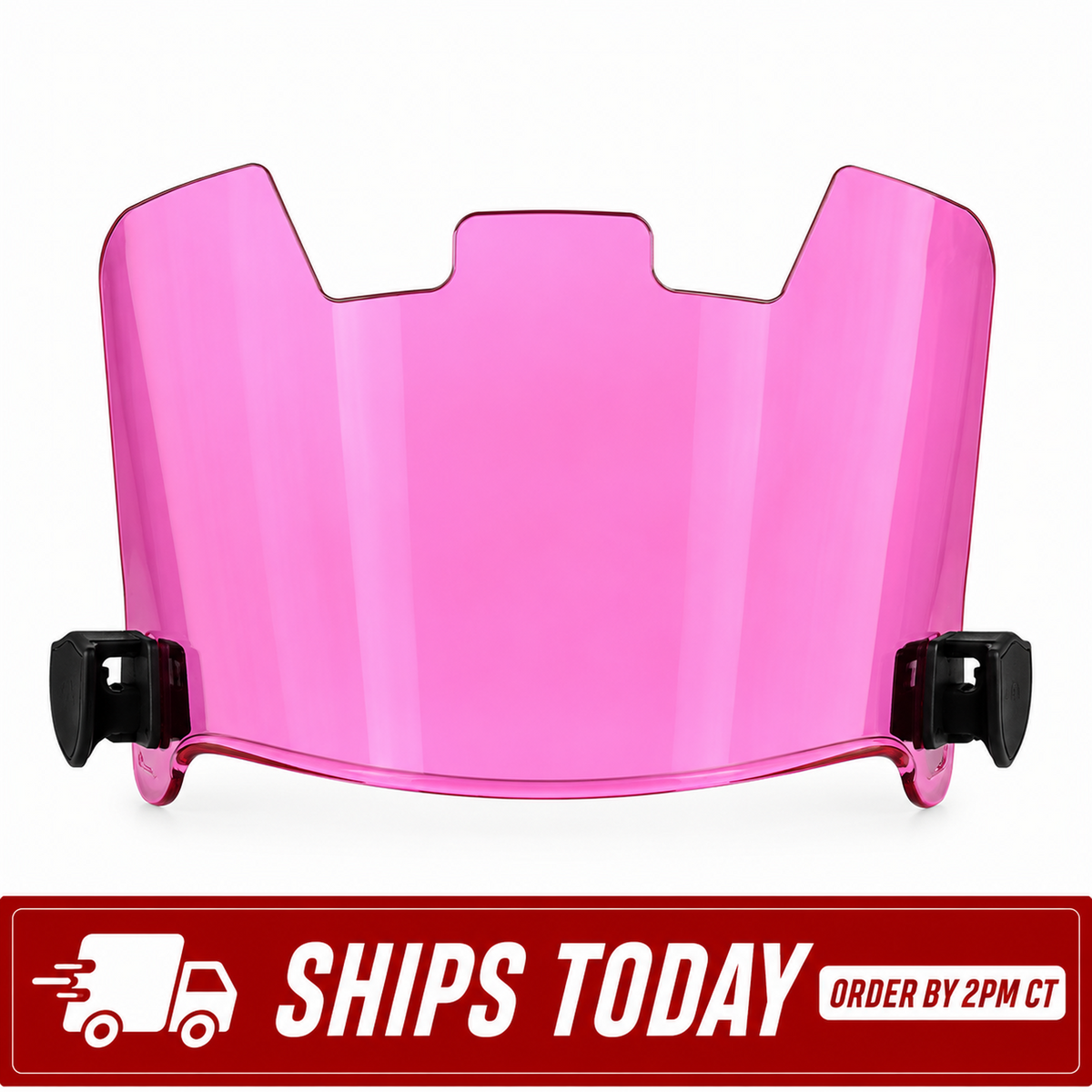 Football Helmet Visor + Quick Clips | Riddell SpeedFlex, Speed, Replica & Schutt F7