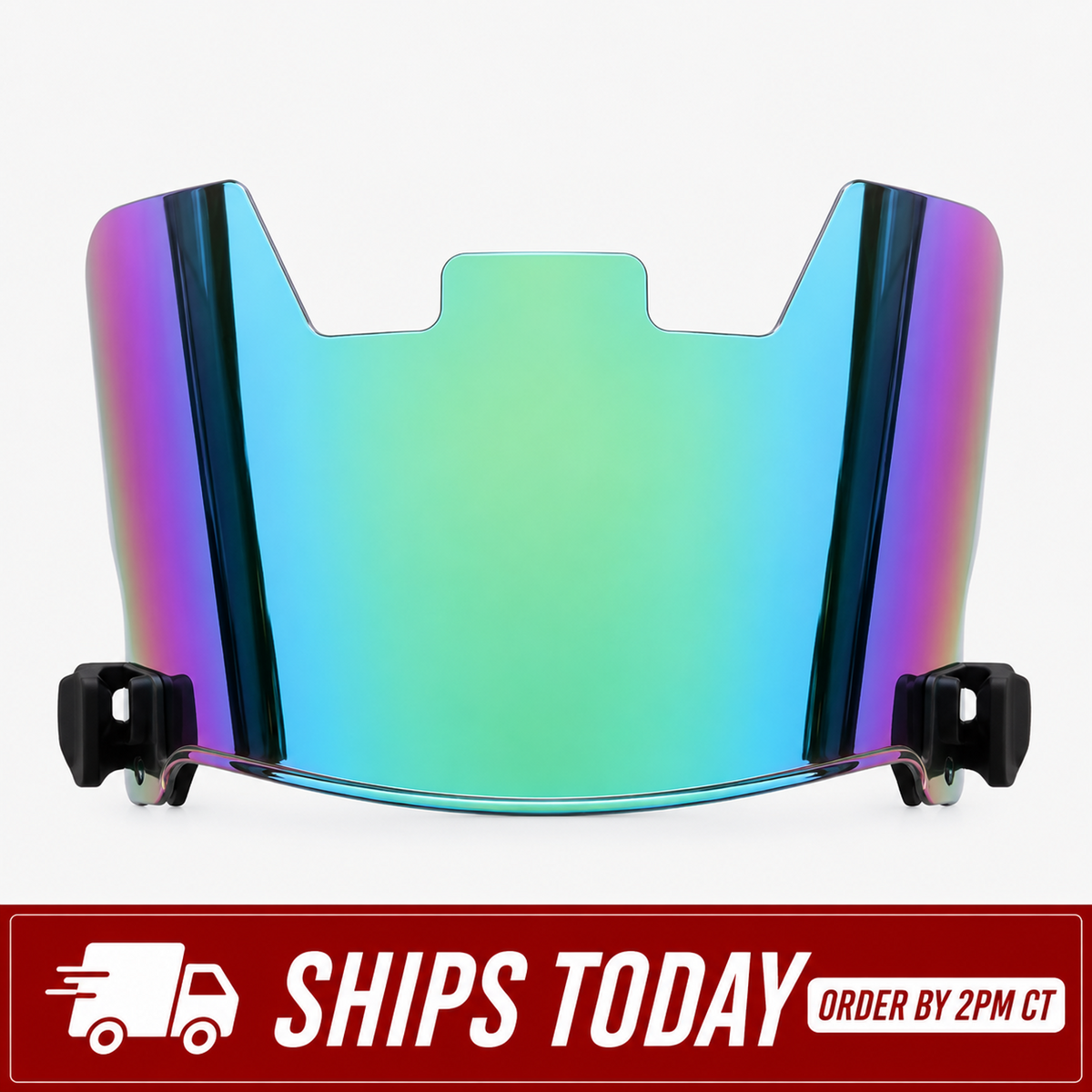 Football Helmet Visor + Quick Clips | Riddell SpeedFlex, Speed, Replica & Schutt F7